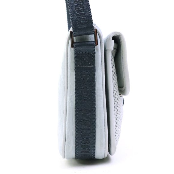 CHRISTIAN DIOR Shoulder Bag PARLEY Collaboration Nylon Mint Gray Men's 99909g - Picture 2 of 5